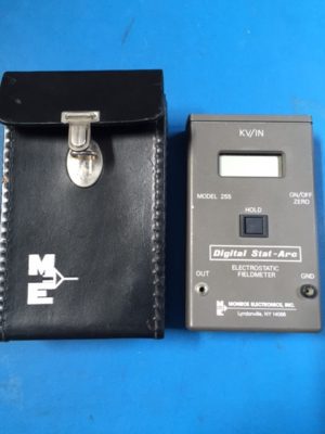 Monroe Model 255 Electrostatic Fieldmeter -Demo with Case