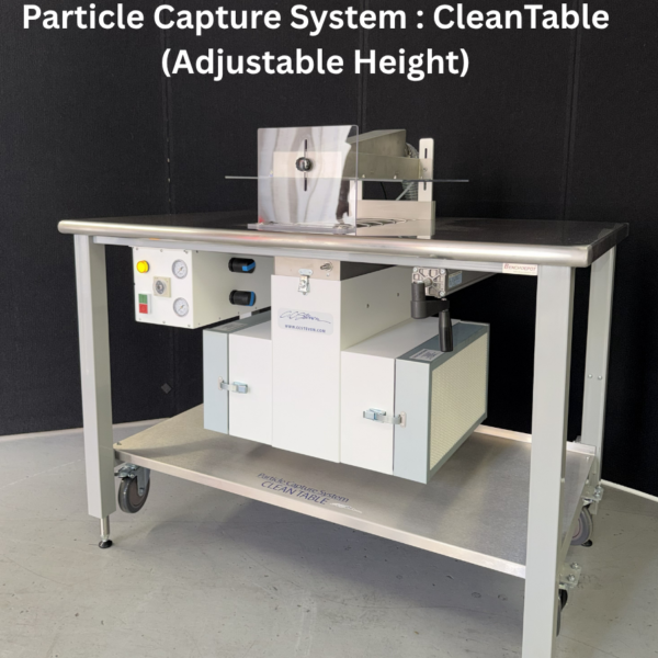 Particle Capture System: Clean Table /Medical Device Final Packaging Cleaning Station