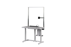 Workstations By GK - Ergo Lift Adjustable Workstations with Grey Acrylic Work Surface - Image 5