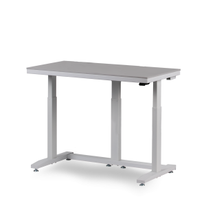 Workstations By GK - Ergo Lift Adjustable Workstations with Grey Acrylic Work Surface - Image 6