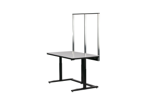 WORKSTATIONS by GK - ERGO LIFT ADJUSTABLE WORKSTATION WITH WHITE ACRYLIC WORK SURFACE - Image 3