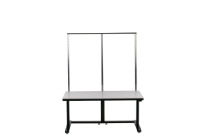 WORKSTATIONS by GK - ERGO LIFT ADJUSTABLE WORKSTATION WITH WHITE ACRYLIC WORK SURFACE - Image 4