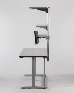 ESD Workstations by GK -Ergo Lift Adjustable ESD Workstation with Stainless Steel work surface - Image 6