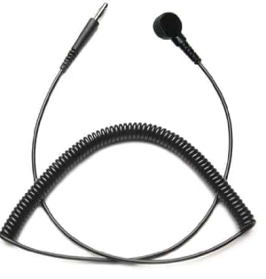 Classic Straight Coil Cord: 6' or 12' Length - 4mm, 7mm or 10mm Snap - Black