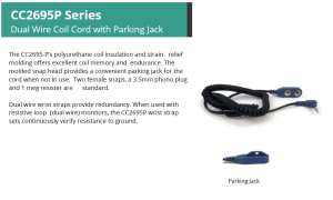 One Snap Dual Wire Coil Cord with Parking Jack: CC2695P Series - Image 4