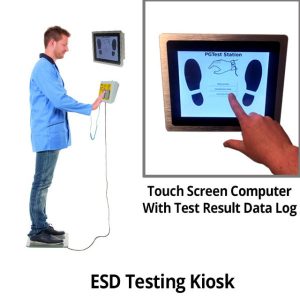 Warmbier Test Equipment PGT120 Personal Grounding Tester with Data, RFID & TouchScreen (Series 400) - Image 2