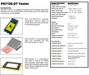 Warmbier PGT130.DT  Data Logging ESD Tester with RFID - Image 7