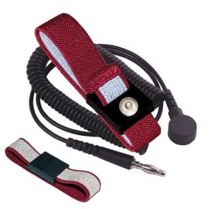 Anti-Allergy Fabric Wrist Band & Coil Cord Set, 4mm, 6ft/12ft- Series WB5600 - Image 2