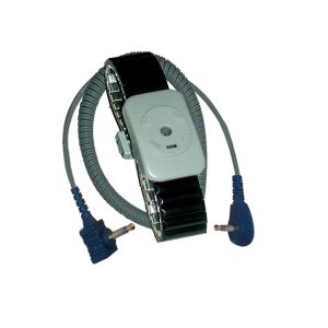WB5000 Series: Dual Conductor Black Spediel Metal Wrist Strap Set - Image 2